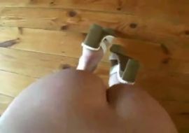 зрелая дама сосет хуй и трахается в жопу